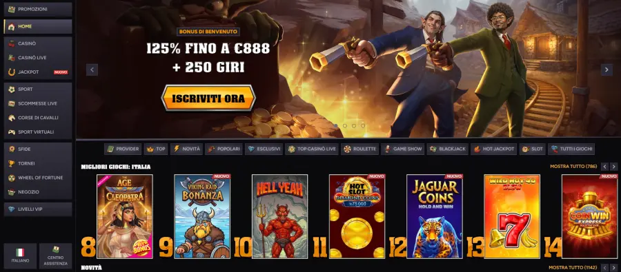 Gangstasino login